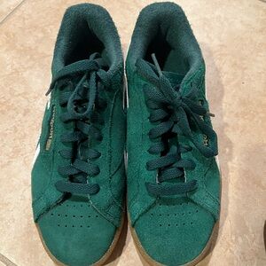 Reebok Forest Green Athletic Shoes Men Size 4.5